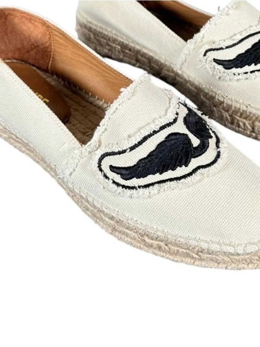 ZADIG & VOLTAIRE Women's City Frayed Espadrille Flat.
